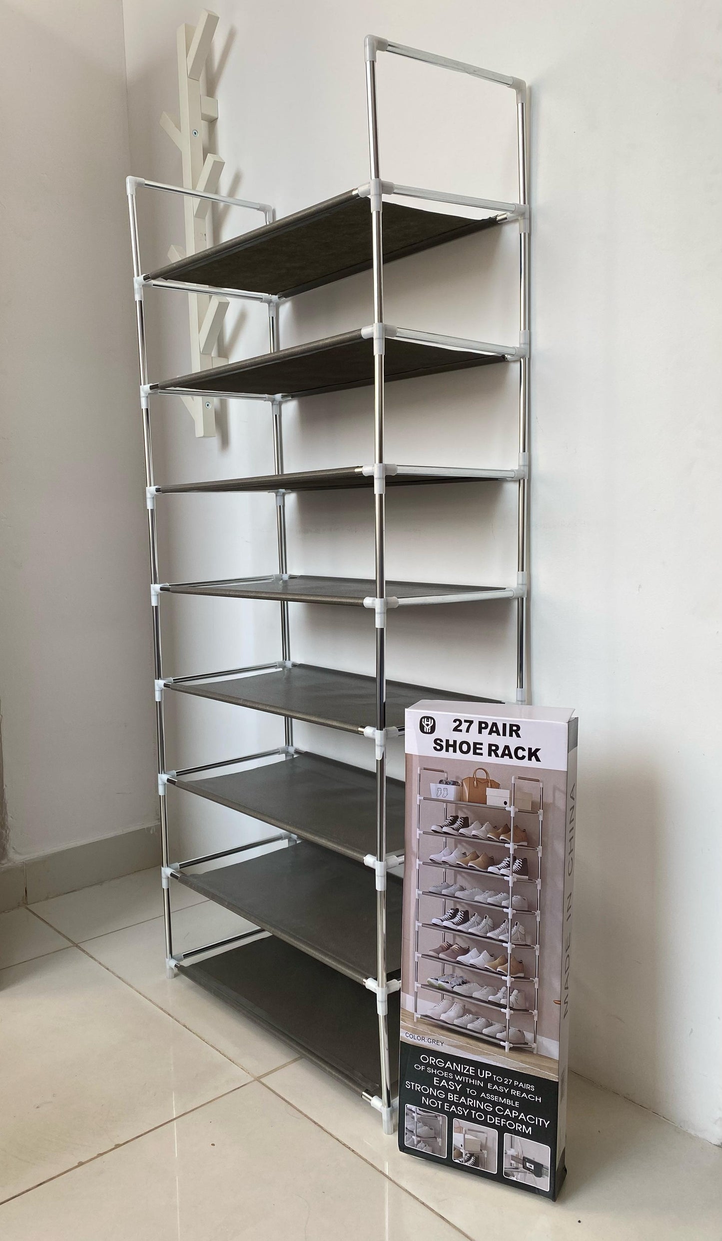 Organizador de Zapatos – 9 Niveles / Hasta 27 Pares