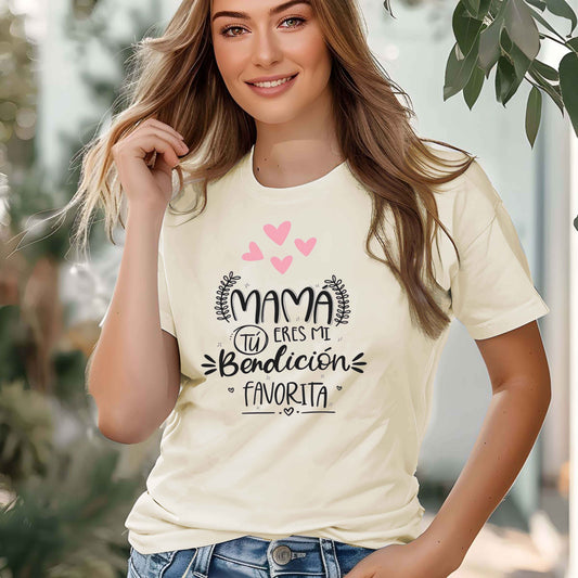 Camiseta mamá eres mi bendición