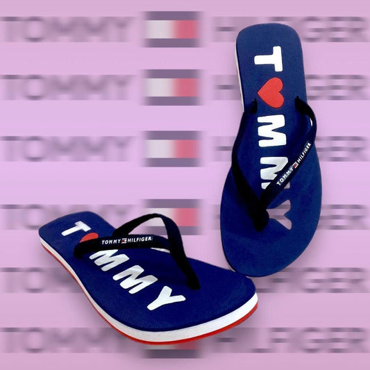 Chanclas dama  azul